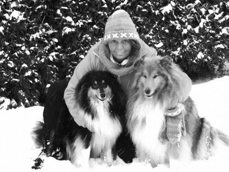 Jag o mina älskade hundar